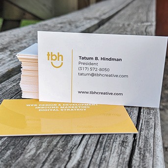 TBH Creative Tatum business cards