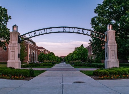 Purdue University arch